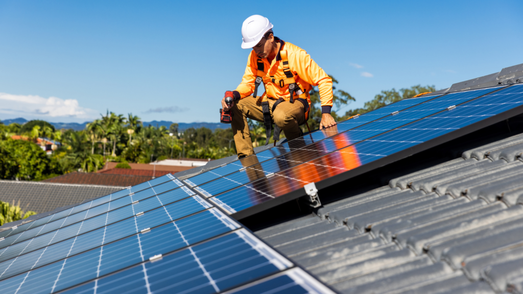 Entire Solar System Being Installed